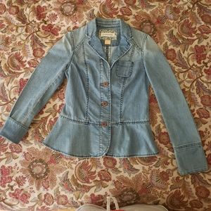 Pilcro & The Letterpress denim blazer Size 4